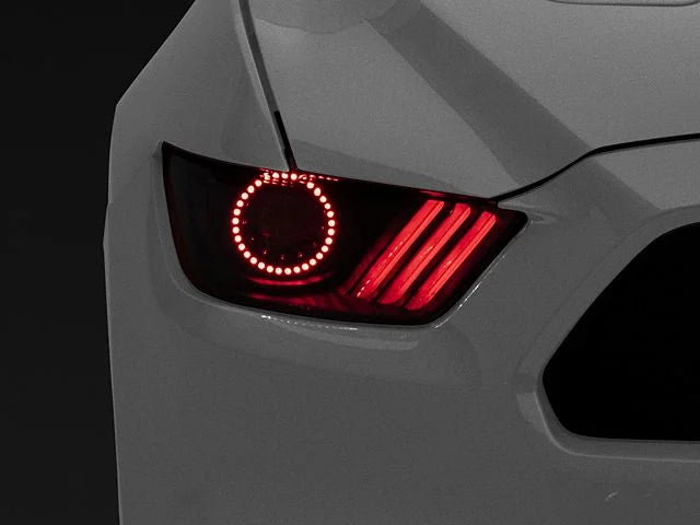 Oracle Black Edition Dynamic ColorSHIFT RGB+A Headlights; Black Housing; Clear Lens